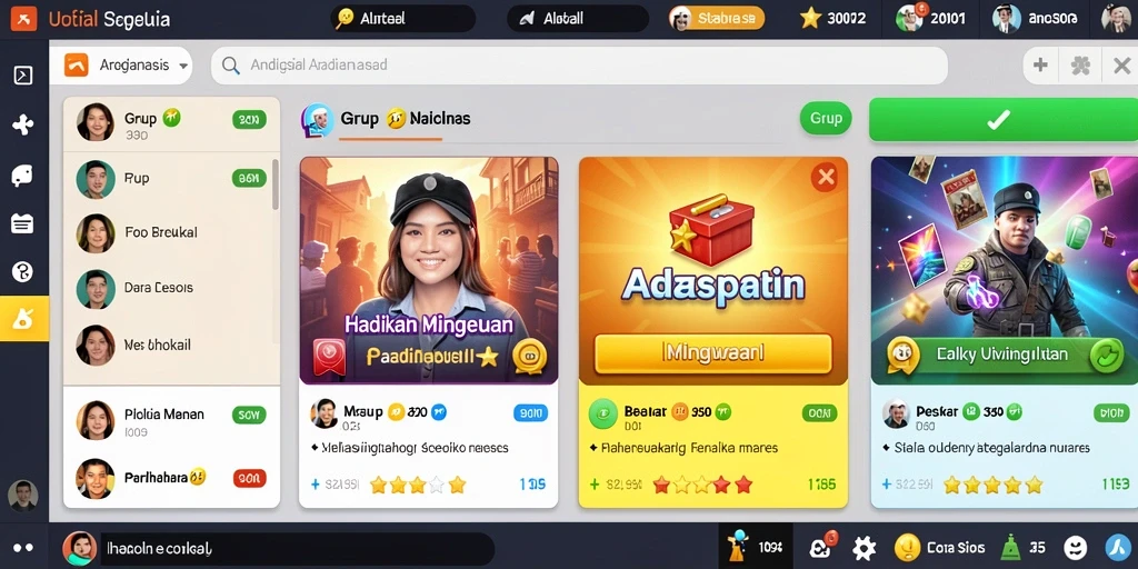 okjkt - Fitur interaksi sosial antar pemain yang seru.