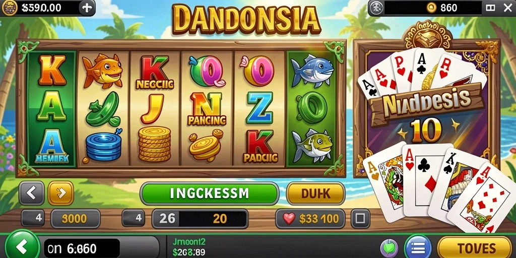 zk7 - Antarmuka permainan yang ramah pengguna dan intuitif.
